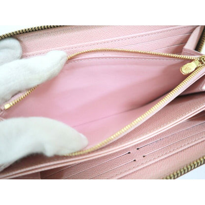 Louis Vuitton Zippy Wallet Monogram Rose Velours Ballerine — view 5