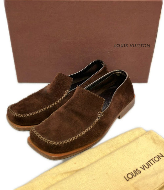 Louis Vuitton Loafers Slip-on Suede