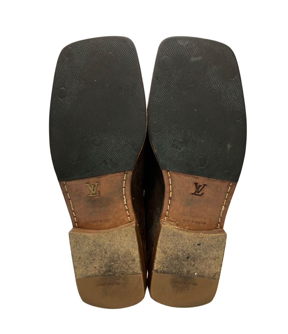 Louis Vuitton Loafers Slip-on Suede — view 5