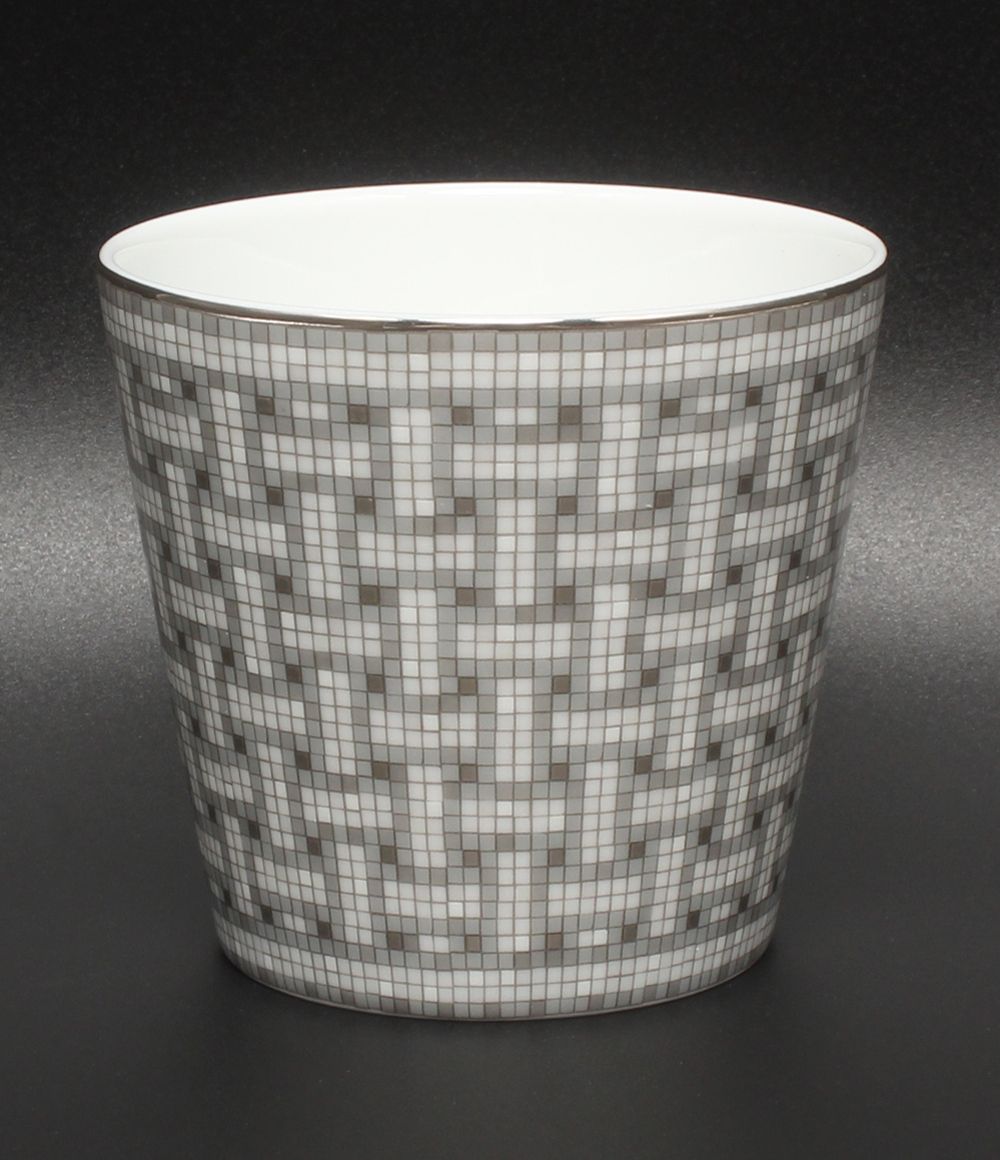 Hermes Cup Tumbler Goblet Mosaic 24 Platinum — view 2