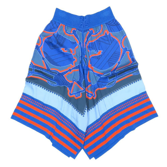 Hermes Tatersale en Zigzag Twillaine Silk Knit Skirt Tattersall Horse Print