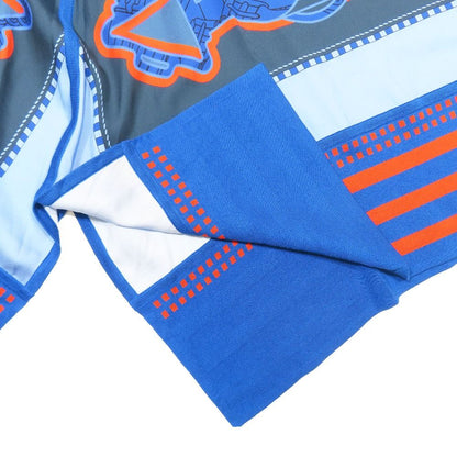 Hermes Tatersale en Zigzag Twillaine Silk Knit Skirt Tattersall Horse Print — view 4