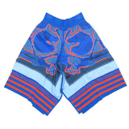 Hermes Tatersale en Zigzag Twillaine Silk Knit Skirt Tattersall Horse Print — view 2