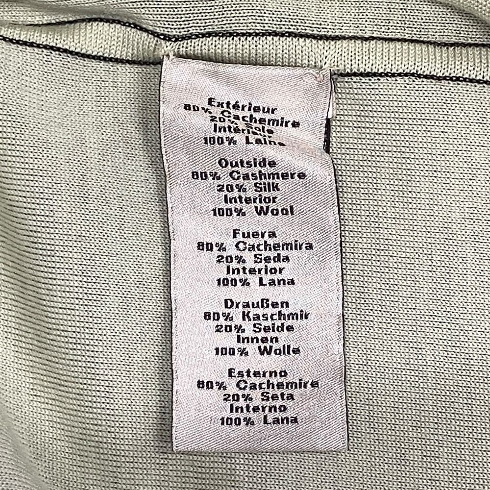 Hermes Cashmere Silk Knit Easy Jogger Pants Sweatshirt H Logo Khaki — view 6