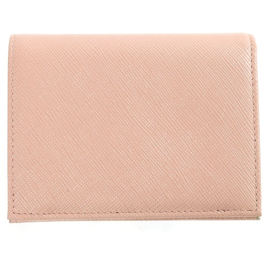 Prada Saffiano Bifold Wallet Beige — view 2