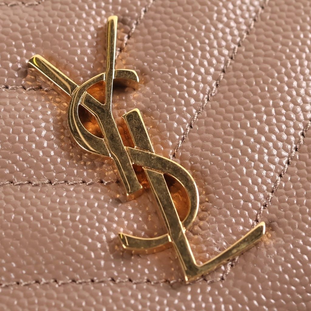 Saint Laurent YSL Cassandra Fragment Zip Card Case — view 5