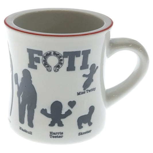 Chrome Hearts Foti Mug Cup Foty Print Mug White