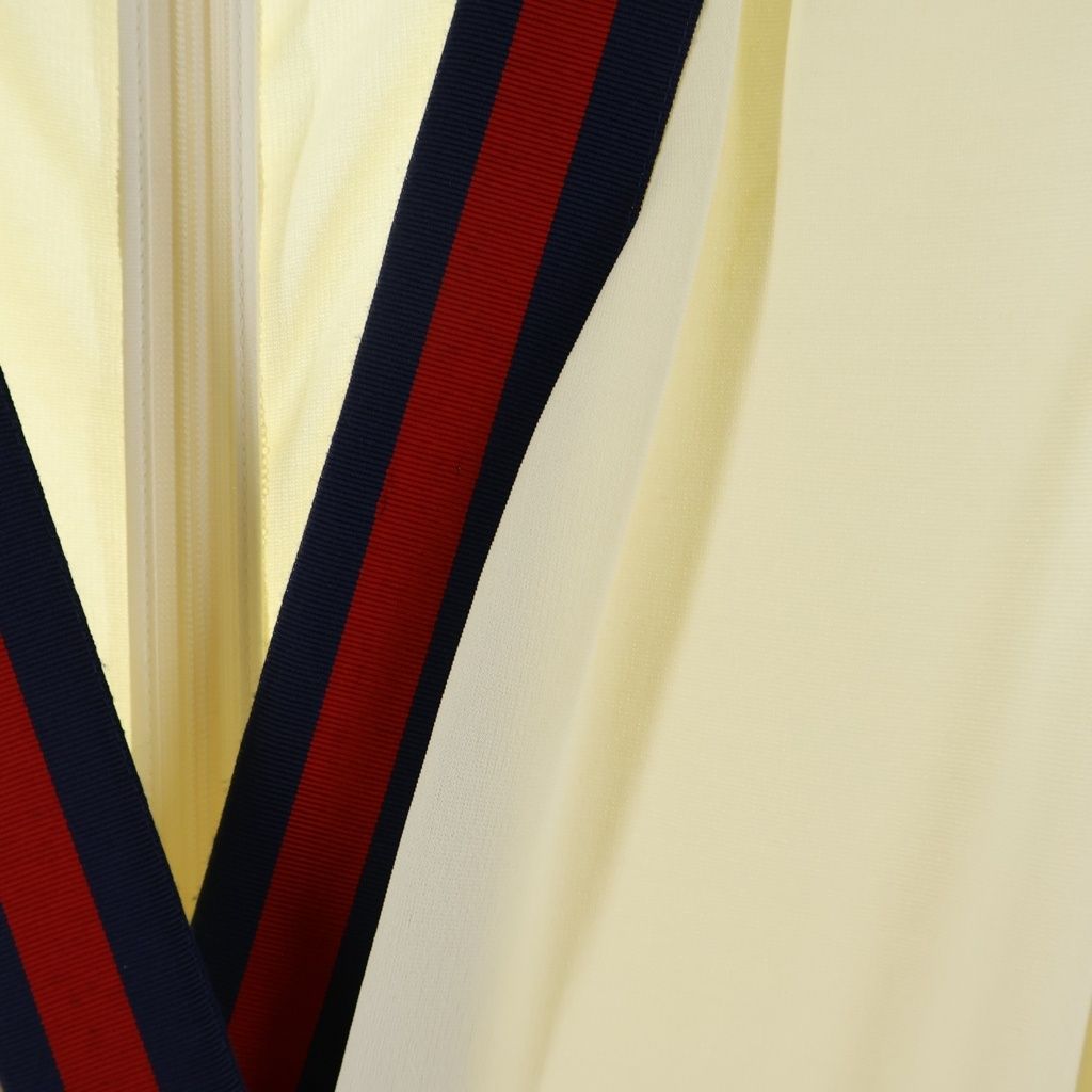 Gucci Sherry Line Sleeveless Ribbon Dress Ivory — view 3