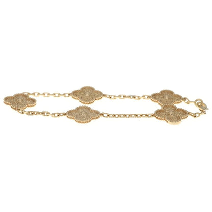 Van Cleef & Arpels Vintage Alhambra Bracelet Motif Pink Gold — view 4