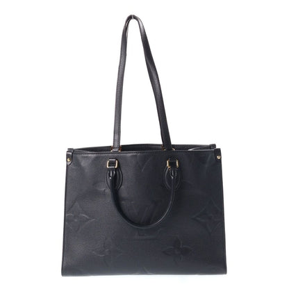 Louis Vuitton on the Go MM Handbag 2-Way Tote Monogram Empreinte Leather Black