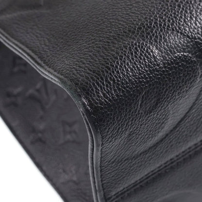 Louis Vuitton on the Go MM Handbag 2-Way Tote Monogram Empreinte Leather Black — view 6