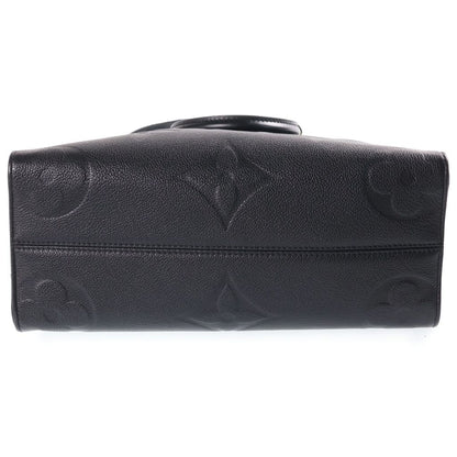 Louis Vuitton on the Go MM Handbag 2-Way Tote Monogram Empreinte Leather Black — view 4