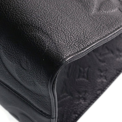 Louis Vuitton on the Go MM Handbag 2-Way Tote Monogram Empreinte Leather Black — view 5