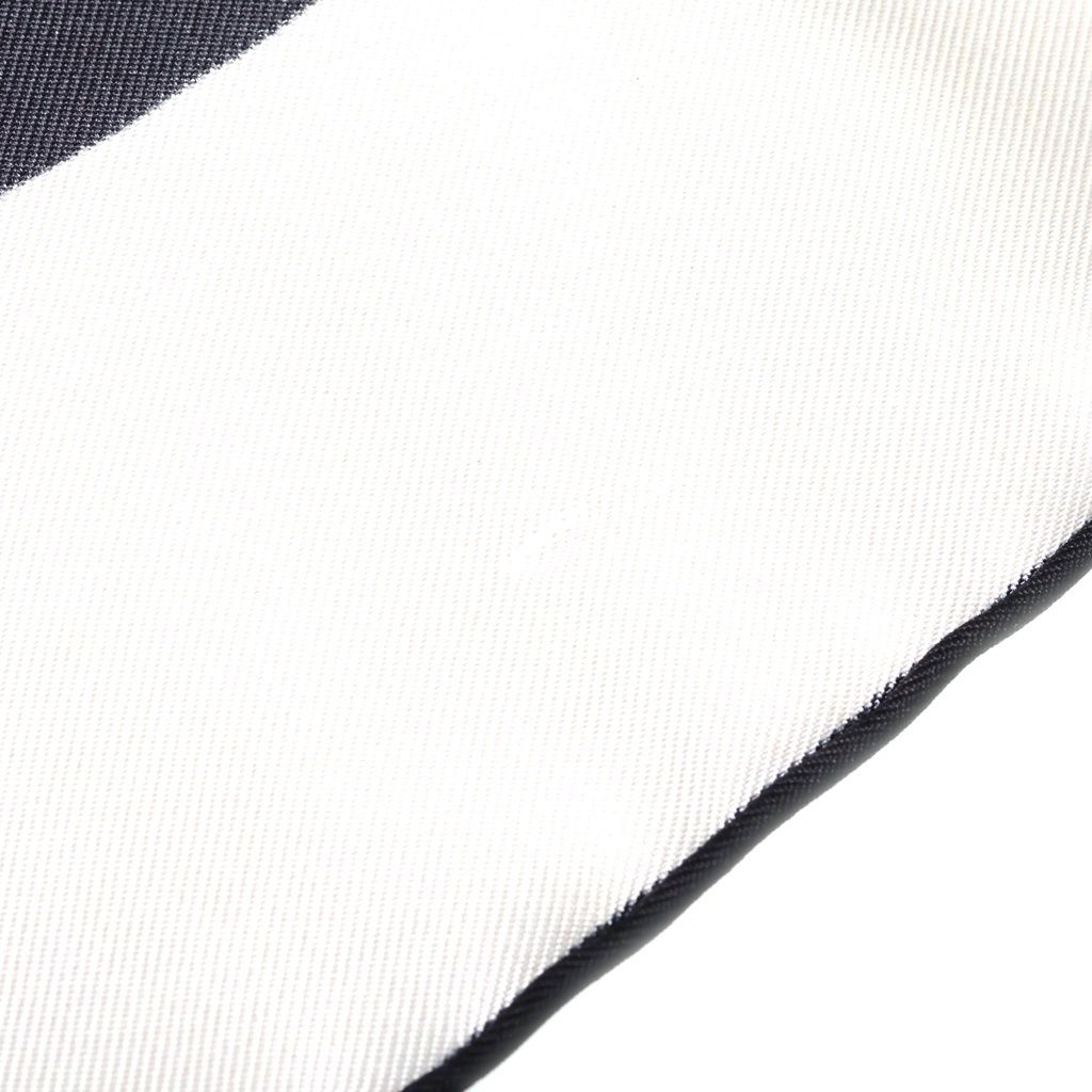Chanel CC Logo Icon Scarf CC Silk White — view 4