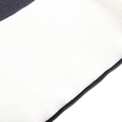 Chanel CC Logo Icon Scarf CC Silk White — view 4