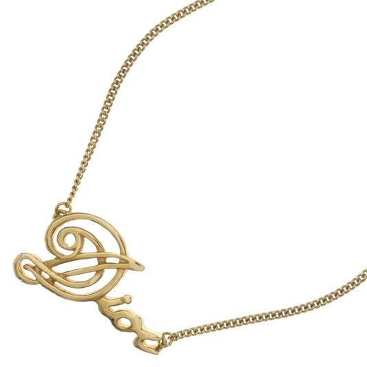 Dior Logo Necklace Gold