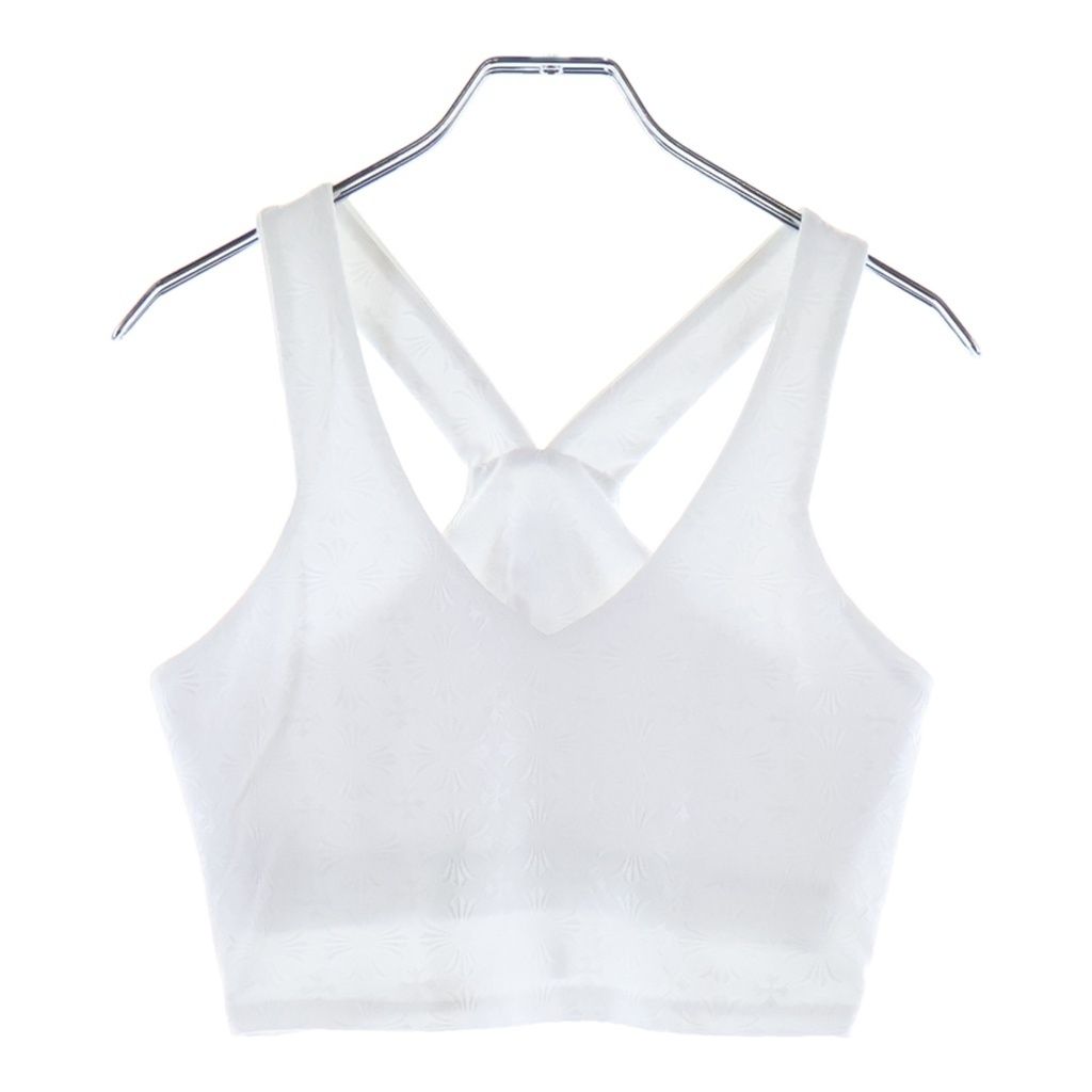 Chrome Hearts CH Plus All Over Print Rib Tank Top White — view 2