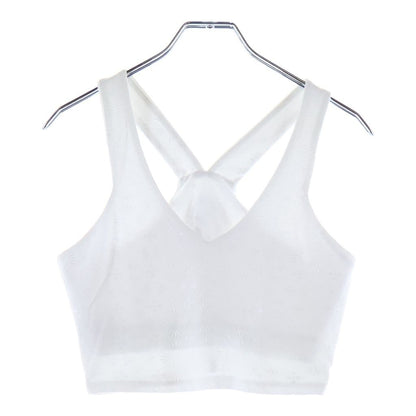 Chrome Hearts CH Plus All Over Print Rib Tank Top White — view 2