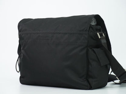 Prada Sports Line Shoulder Bag Pochette Nylon Black — view 2