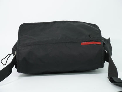 Prada Sports Line Shoulder Bag Pochette Nylon Black — view 5