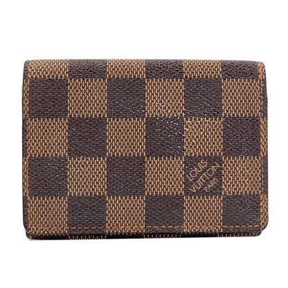Louis Vuitton Envelope Business Card Holder Case Damier Canvas