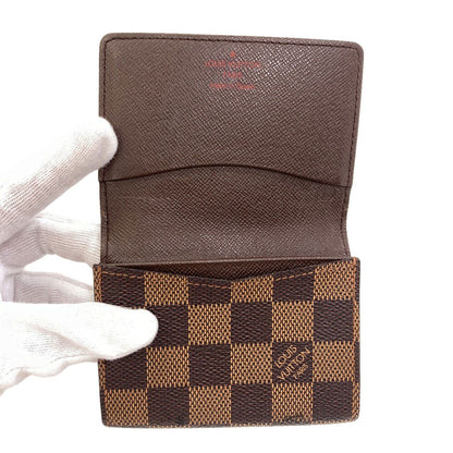 Louis Vuitton Envelope Business Card Holder Case Damier Canvas — view 4