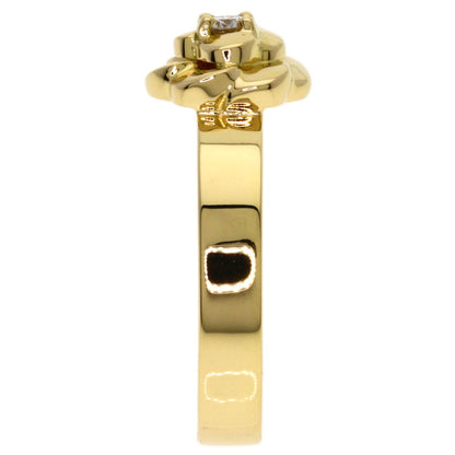 Chanel Camellia Diamond Ring 18K Yellow Gold — view 3
