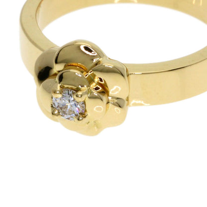 Chanel Camellia Diamond Ring 18K Yellow Gold — view 7
