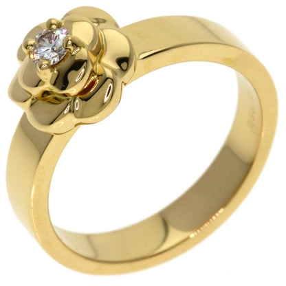 Chanel Camellia Diamond Ring 18K Yellow Gold — view 2