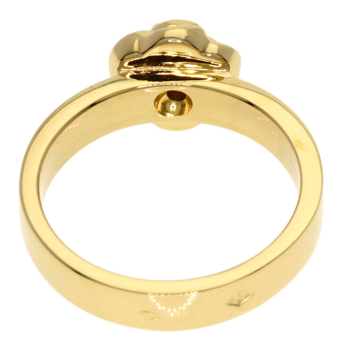 Chanel Camellia Diamond Ring 18K Yellow Gold — view 4