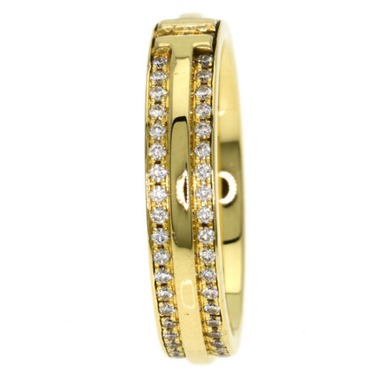 Tiffany & Co T Two Diamond Ring 18k Yellow Gold — view 3