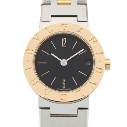 Bvlgari Watch Black 18k Stainless Steel