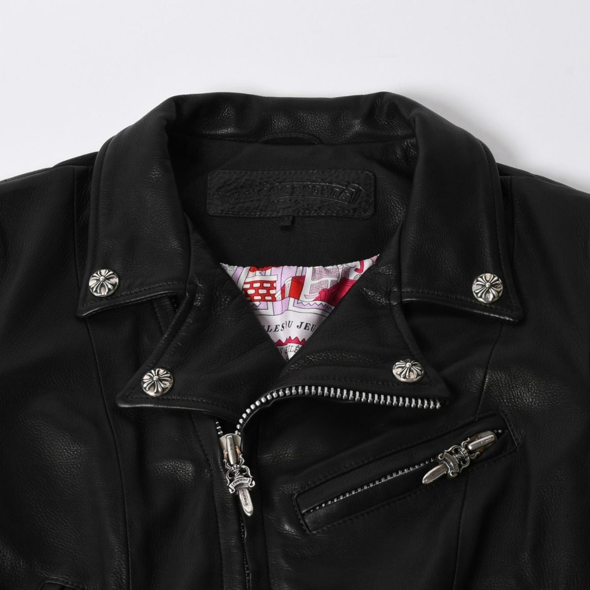 Hermes JJ Dean Lining Double Rider's Jacket — view 3