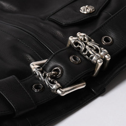 Hermes JJ Dean Lining Double Rider's Jacket — view 8