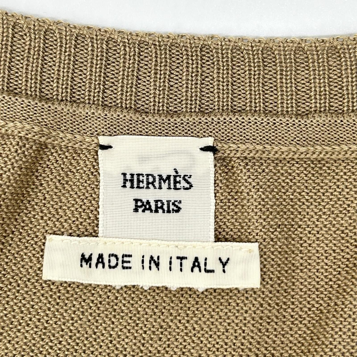 Hermes Lemaire Era Gold Silk Glitter Coating Tank Top 38 — view 3