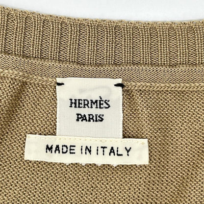 Hermes Lemaire Era Gold Silk Glitter Coating Tank Top 38 — view 3