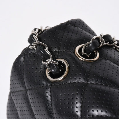 Chanel Quilted 25 Chain Bag CC Logo Lambskin Perforated Leather — view 5