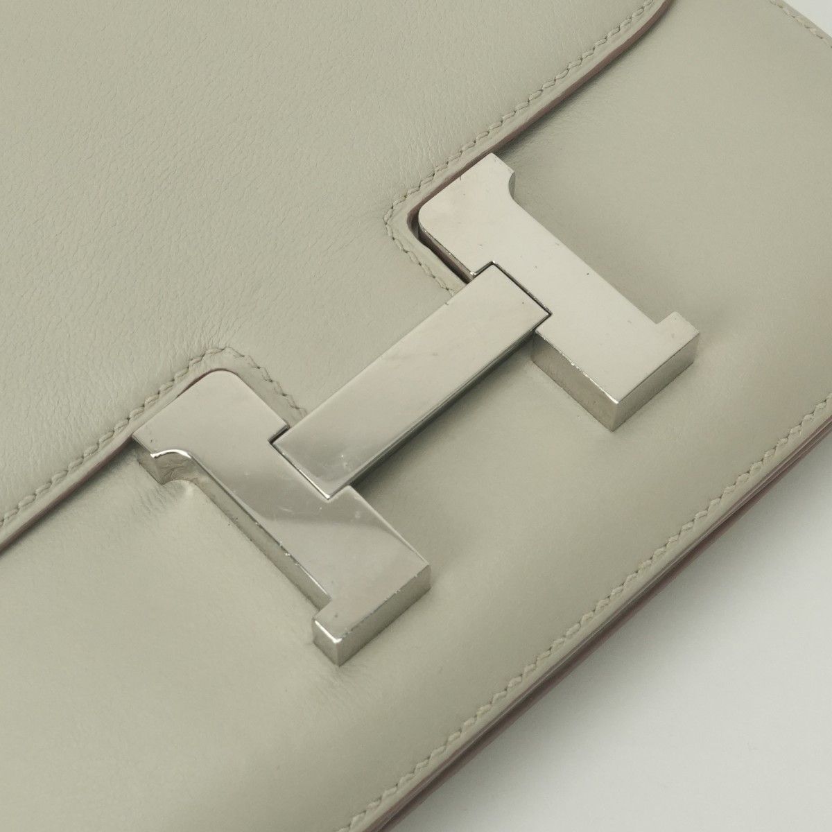 Hermes Constance 3 Mini 18 Constant 3 Mini 18 Shoulder Bag Swift Beton Bleu — view 7