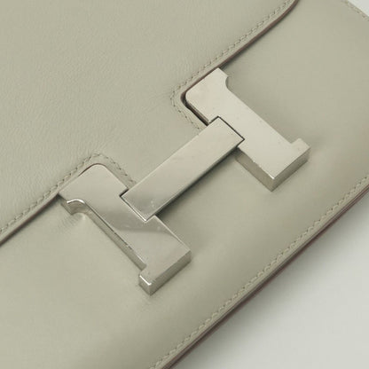 Hermes Constance 3 Mini 18 Constant 3 Mini 18 Shoulder Bag Swift Beton Bleu — view 7