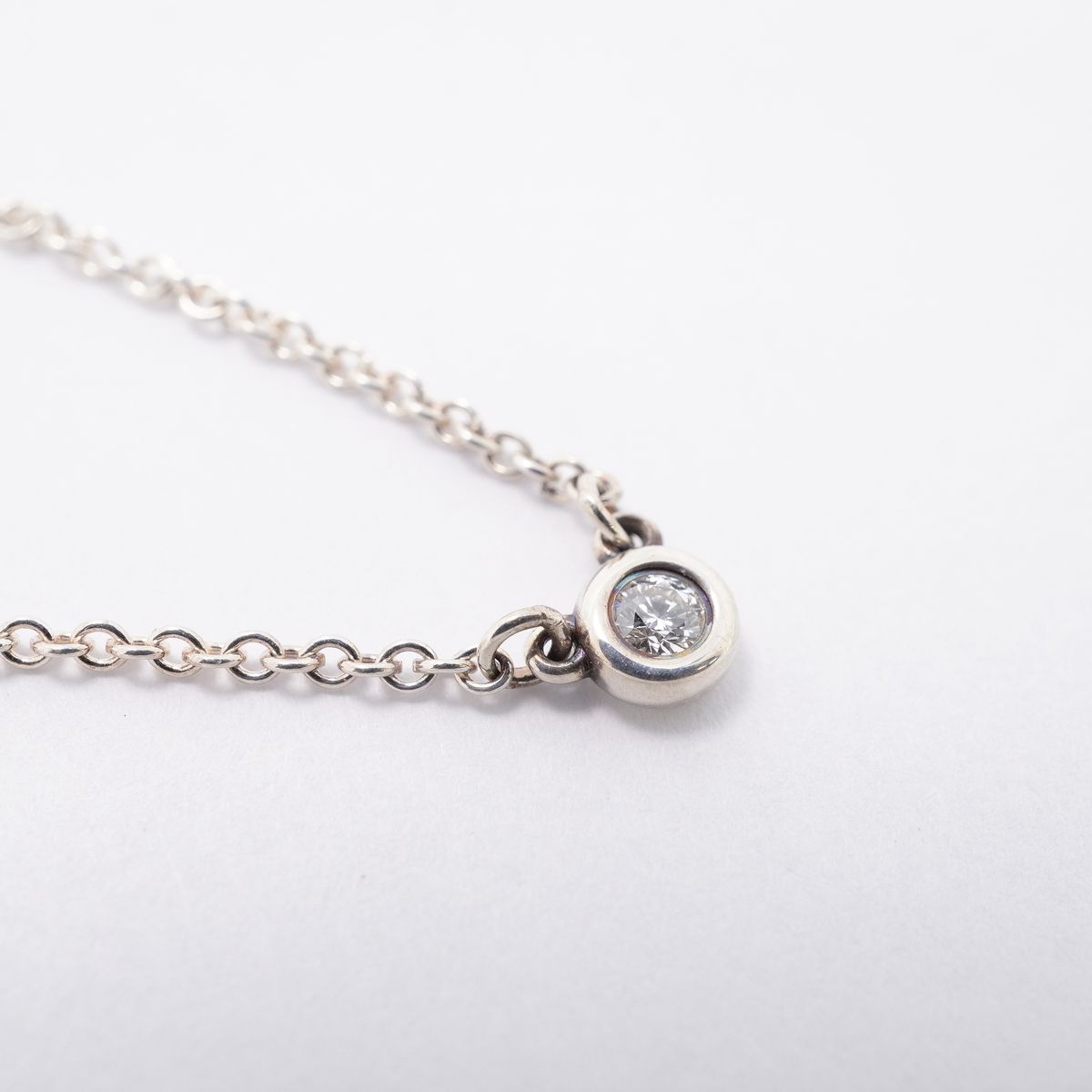 Tiffany & Co Necklace by the Yard 925 Sterling Silver Diamond — view 8