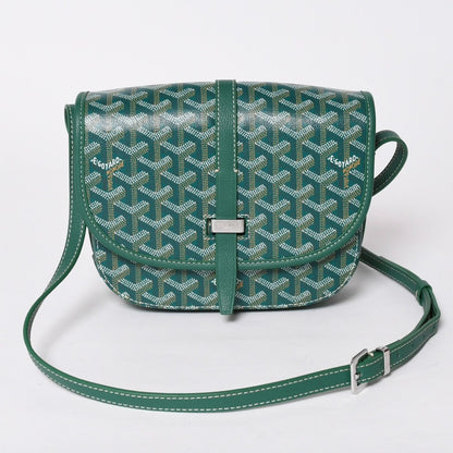 Goyard Cup Vert PM Shoulder Bag Green Silver