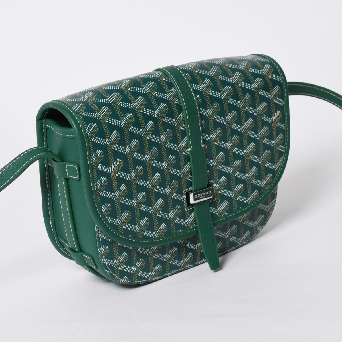 Goyard Cup Vert PM Shoulder Bag Green Silver — view 3