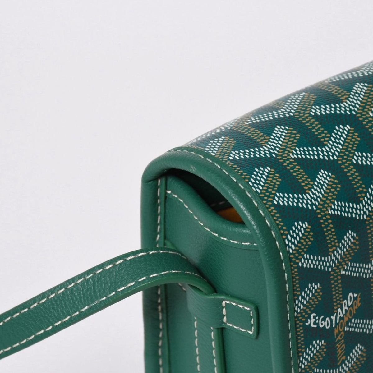 Goyard Cup Vert PM Shoulder Bag Green Silver — view 6
