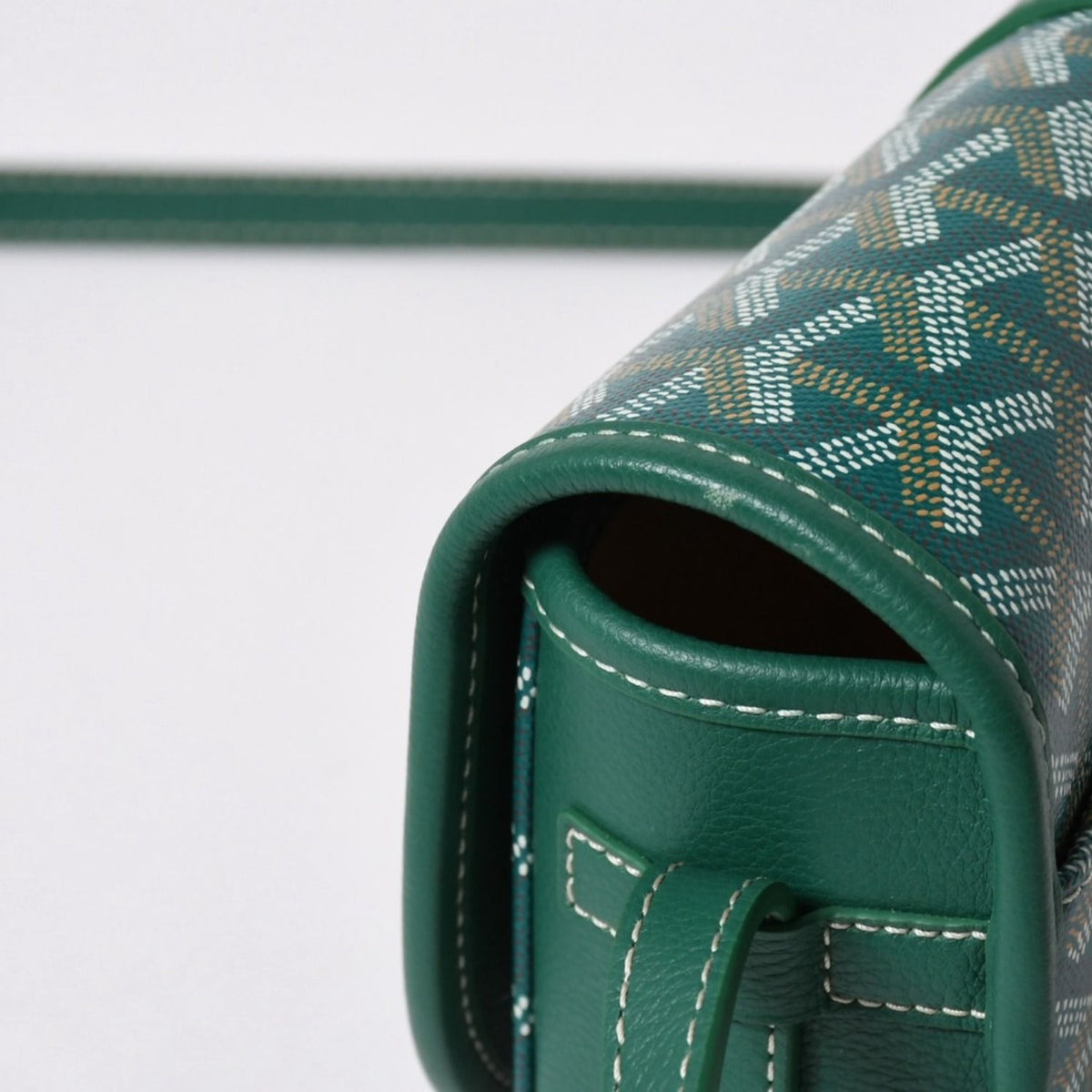 Goyard Cup Vert PM Shoulder Bag Green Silver — view 5
