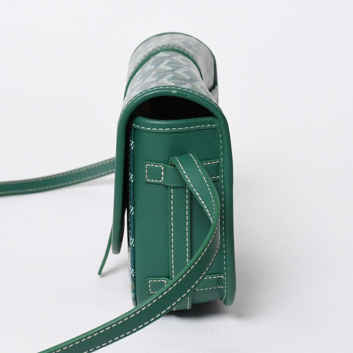 Goyard Cup Vert PM Shoulder Bag Green Silver — view 4