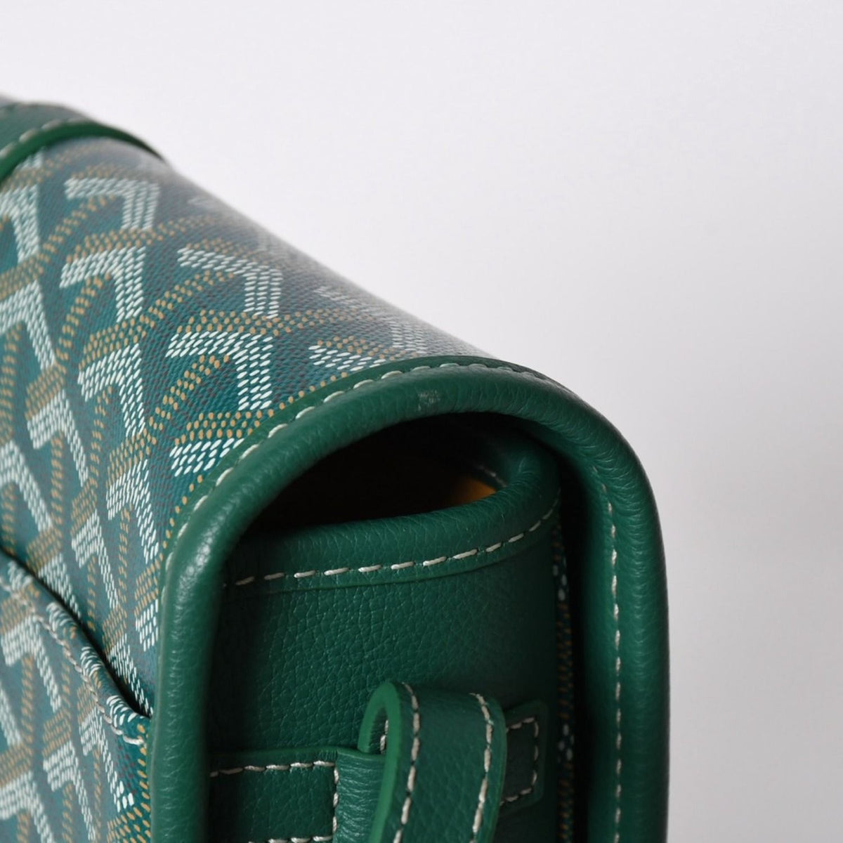 Goyard Cup Vert PM Shoulder Bag Green Silver — view 7