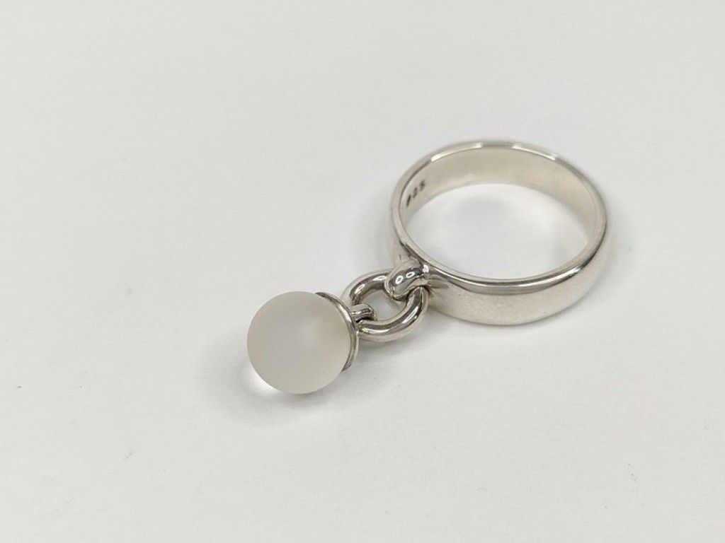 Tiffany & Co Ring Balld'ancre Silver Pink — view 5
