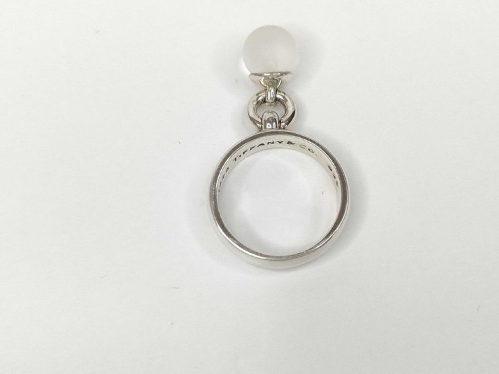Tiffany & Co Ring Balld'ancre Silver Pink — view 3