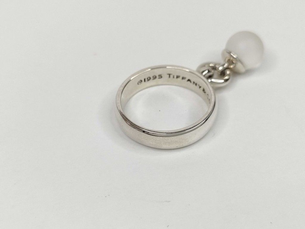 Tiffany & Co Ring Balld'ancre Silver Pink — view 6