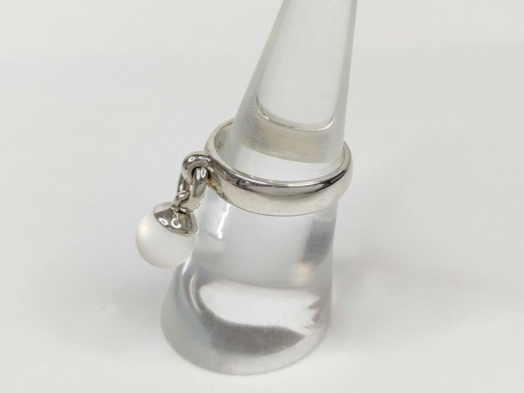 Tiffany & Co Ring Balld'ancre Silver Pink — view 2